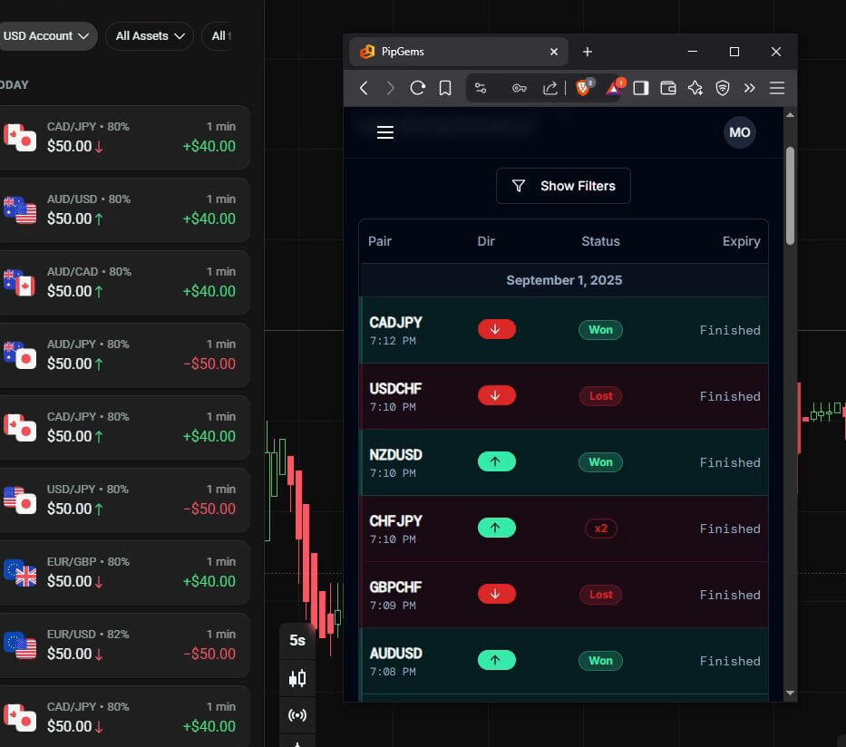 Ultimatefxtools 1 Minute App Signals