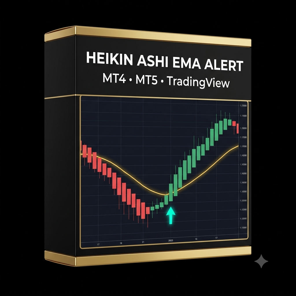 Heikin Ashi EMA Alert Indicator for MT4 and MT5
